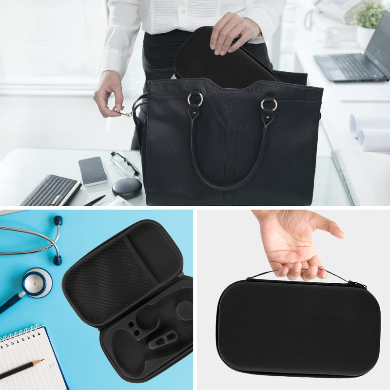 [Australia - AusPower] - Stethoscope Case Bag,Shockproof Stethoscope Carrying Case, Portable Lightweight Stethoscope Storage Bag for Nurses Doctors Travel Black 