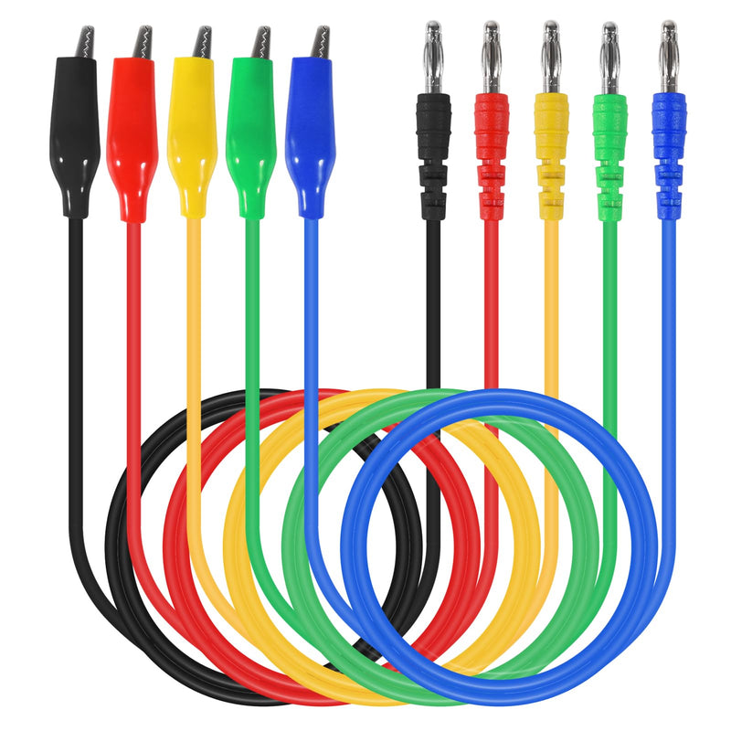 [Australia - AusPower] - 24PCS Back Probe Kit,Banana Plug to Copper Alligator Clip Automotive Test Leads Set with 3 Configurations Back Probe Pins Extended Length Probes for Car Diagnostics, Electrical Testing 