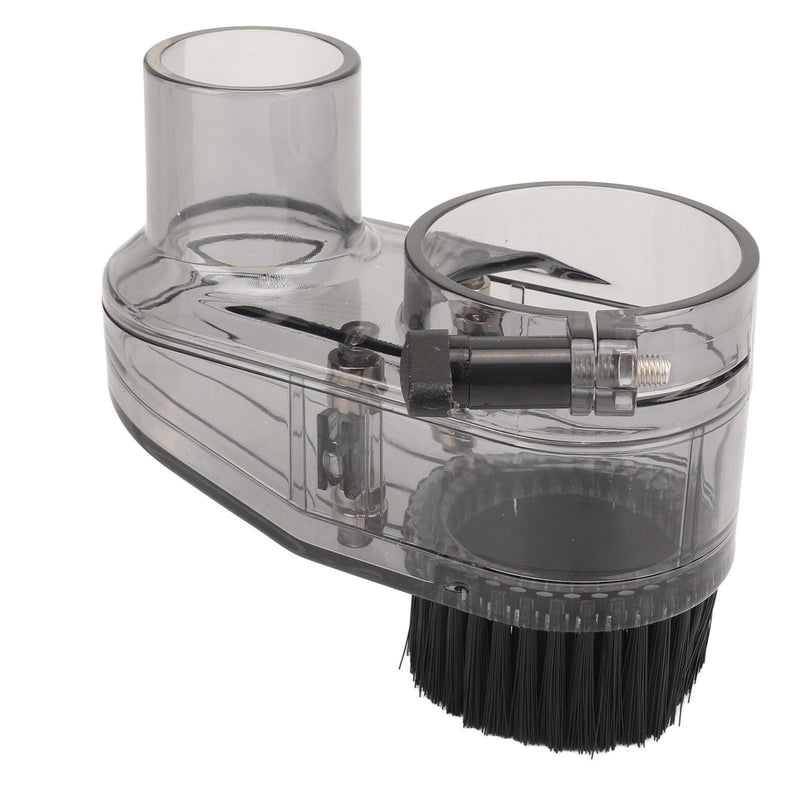 CNC Woodworking Dust Cover Shoe 52mm Diameter Transparent Dust Shoe with 38mm Hose Connector for Dust Extraction Accessories for CNC Router