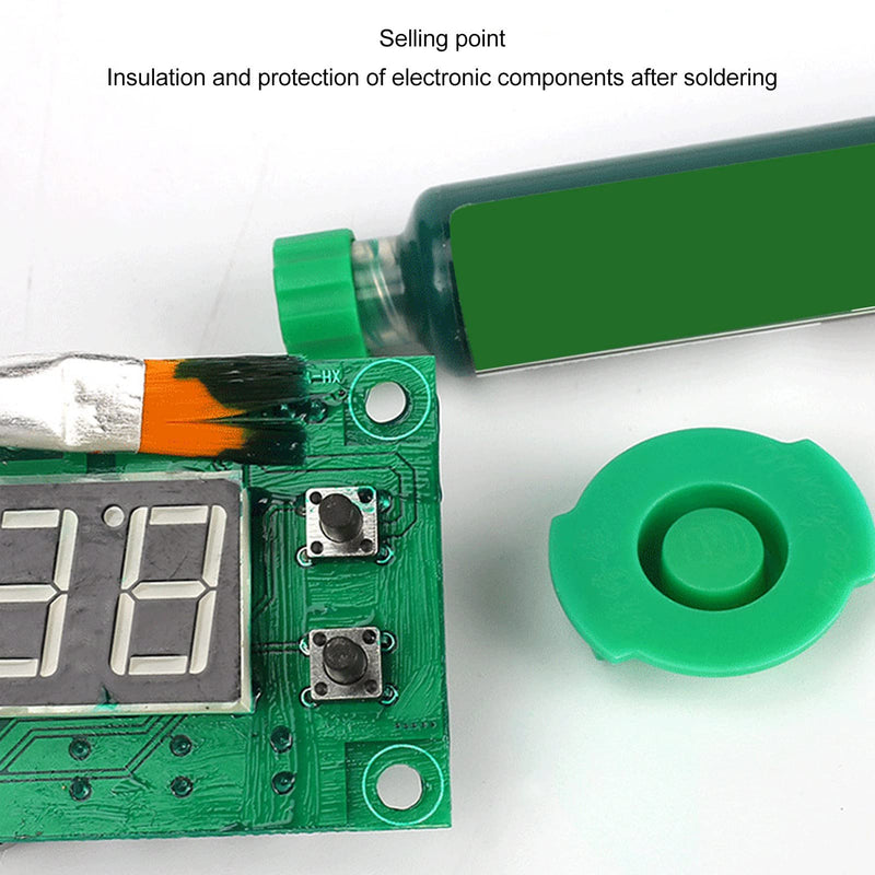 UV Soldering Masks Ink, Pack of 6 10CC Hardening Soldering Stop Ink, Light-Curing Solder Stop Paint, Insulate with Syringes for PCB Circuit Boards Repair Protect BGA Electronic Components Accessories