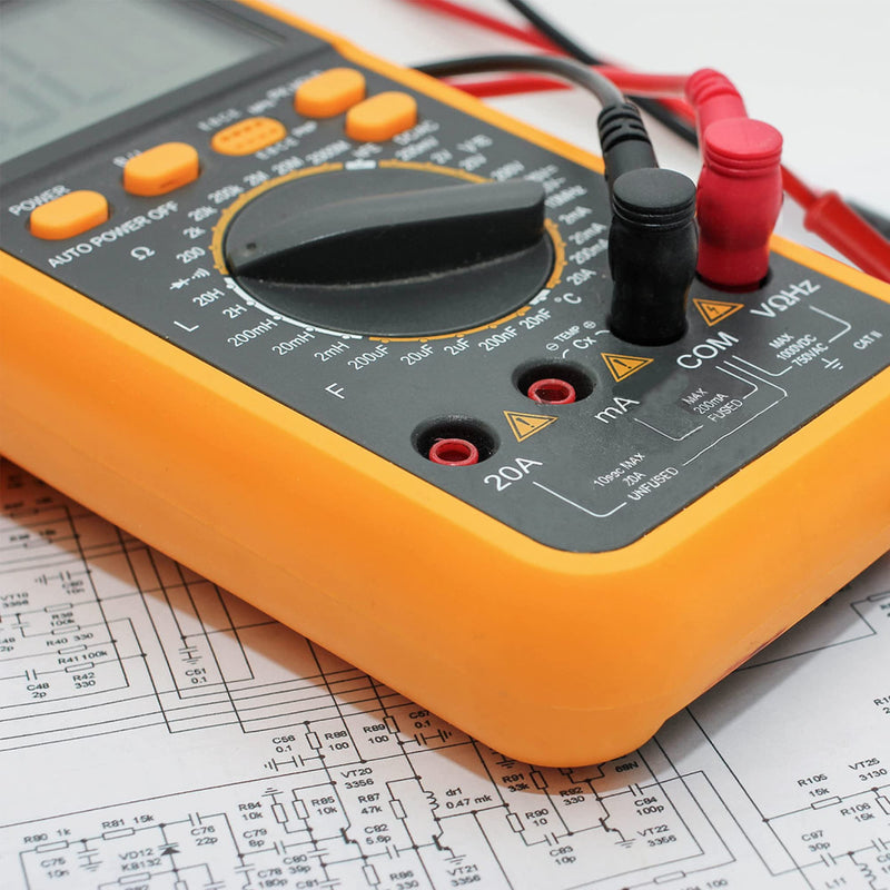 [Australia - AusPower] - Multimeter Alligator Clips TES Leads,Banana Plug to Alligator Clip Electtical Testing Leads,Banana Plugs fit Most Digital Meters， Multimeter TES Leads Length 40.87 inches (2 Pieces） 