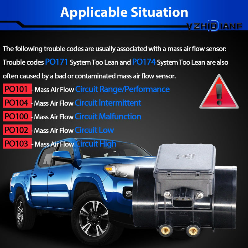 [Australia - AusPower] - Mass Air Flow Sensor FP3913215 for:-Chevy Tracker 1999 2000 2001 2002 2003 1.6L 2.0L for:-Mazda Protege 1999-2003 Protege5 2002-2003 for:-Suzuki Vitara L4 OE# FP39-13-215, 2133577, 19137090 MAF Sensor 