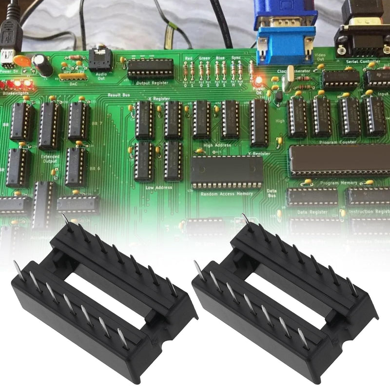 5 Sets SN74AHCT125N Quad Bus Buffer Three State Outputs Chips with Sockets for Digital Circuits Buffering