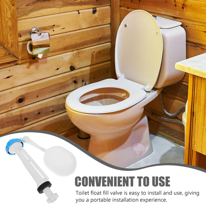 DOITOOL Universal Toilet Fill Valve Replacement Kit - Durable Float Water Inlet Valve for Toilet Tank Repair and Bathroom Accessories 9.84X3.54X2.55In
