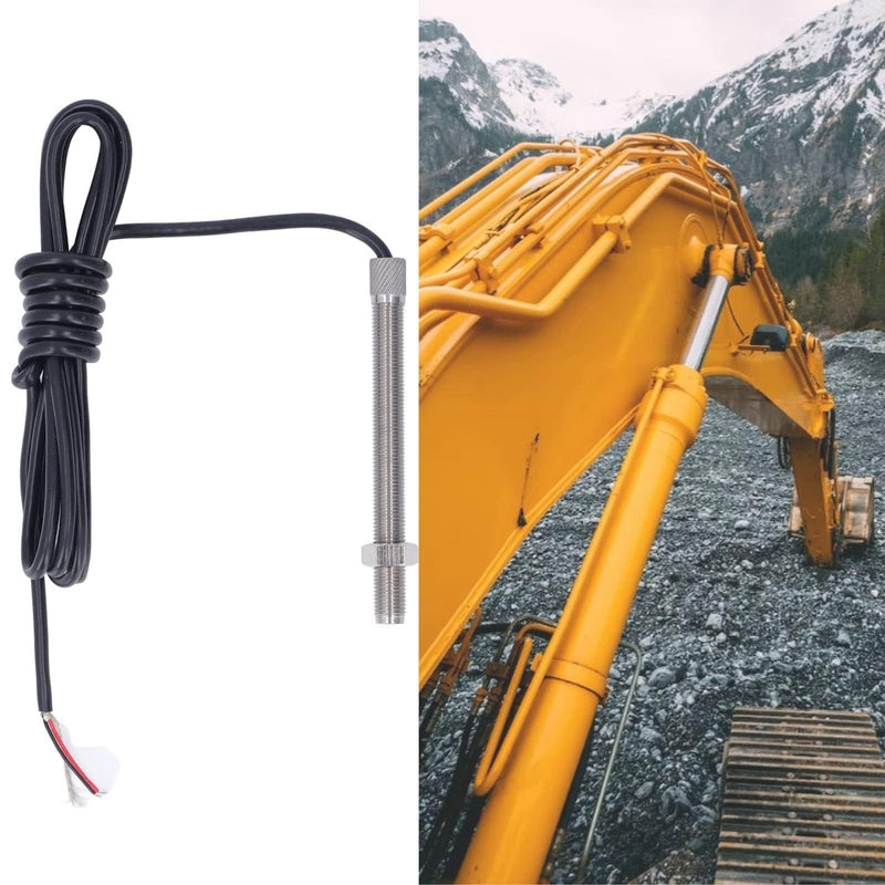 [Australia - AusPower] - Generator Magnetic Pickup Speed Sensor, UNF-2A Stainless Steel Engine Ring Gear Teeth 3/8-24 Thread Generator Speed Sensor for Temperature Range of -55℃-105℃ Generator Sets 