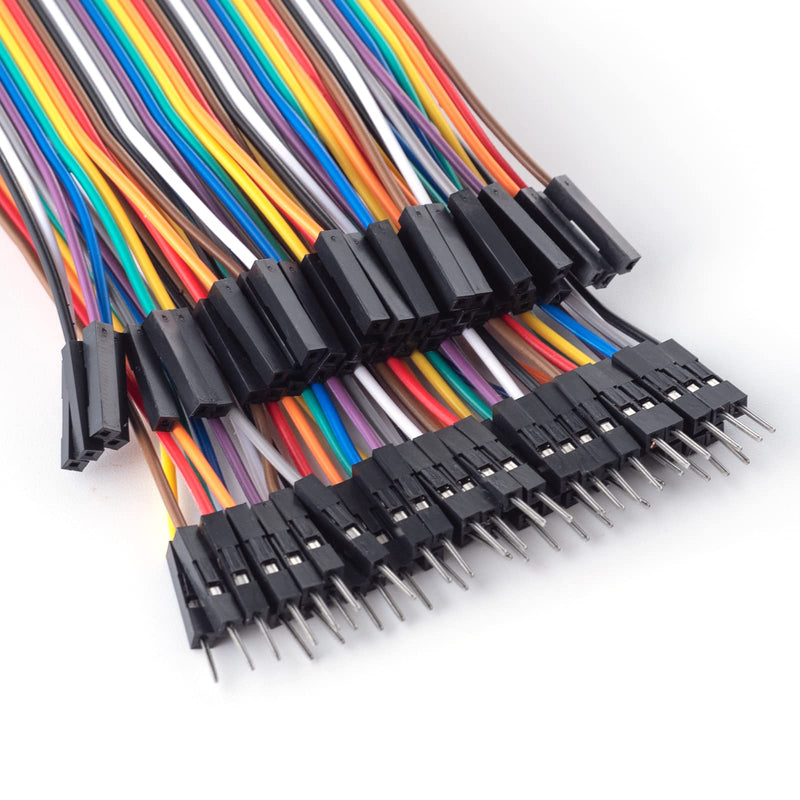 [Australia - AusPower] - 10cm+20cm 240pcs Breadboard Jumper Wires Cable Kit Male to Female, Male to Male, Female to Female Compatible with Arduino Projects and Raspberry Pi. 10+20cm 