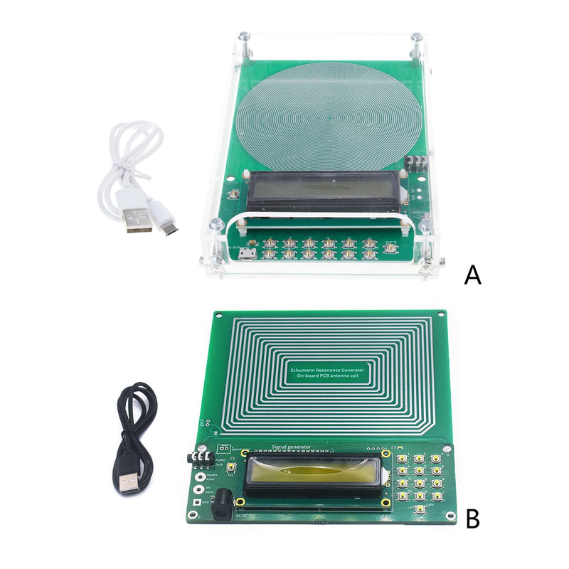 [Australia - AusPower] - 7.83Hz Frequency Generator for Healing, 0.01-300000Hz Adjustable Sound Frequency Machine Healing Device, Schumann Wave Resonance Generator, USB Powered Sound Healing Frequency Device A 
