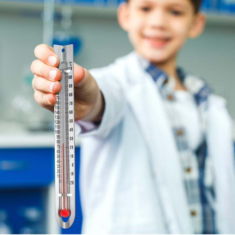 [Australia - AusPower] - 24 Pcs V Shaped, Dual Scale Science Thermometers, Mercury Free Lab Thermometer for Student School Supplies, Classroom Teaching Tools for Kids, Adults 24 