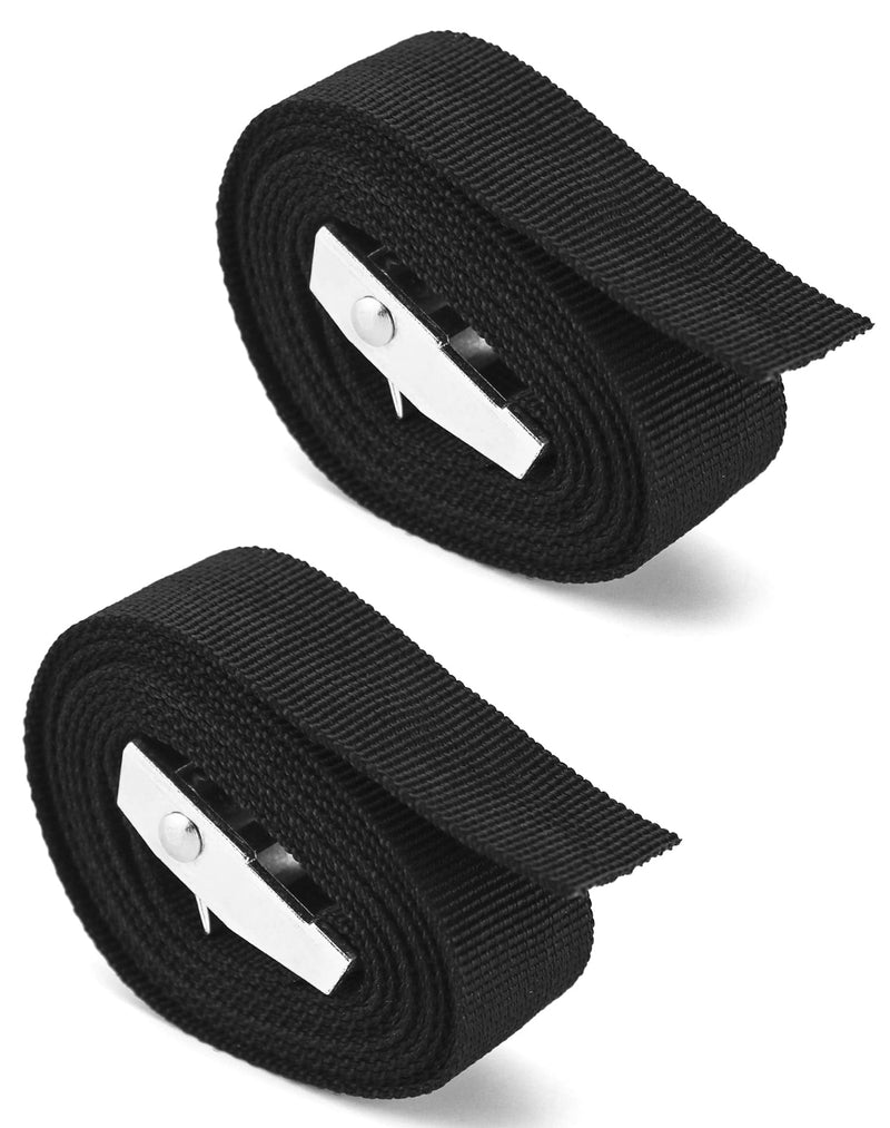 [Australia - AusPower] - QWORK Safety Lashing Kit, 42Pack Battery Box Retaining Strap Kit Large Retaining Strap for Batteries, Coolers and Fuel Tanks, Effectively Prevents Equipment from Slipping 2 Pcs 