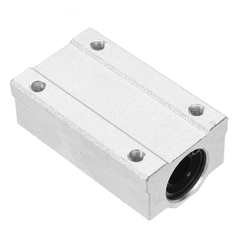 [Australia - AusPower] - uxcell 2PCS SCS12LUU Linear Motion Ball Bearing Slide Bushing Aluminum 70mm Long Linear Roller Bearing Slide Block for 12mm Round Shaft Rod in 3D Printer, CNC Machine, Silver Tone 