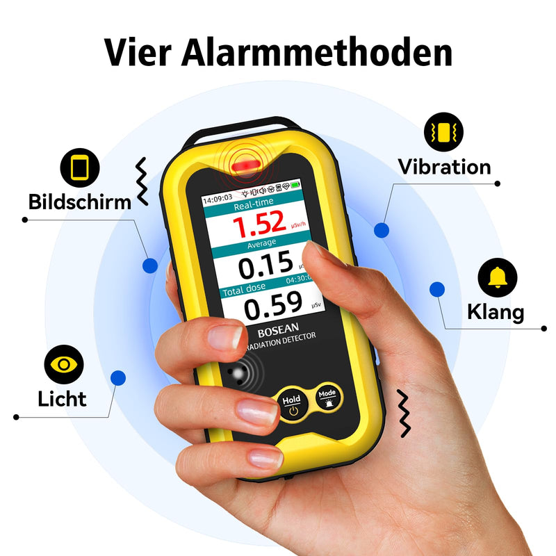 [Australia - AusPower] - Geiger Counter Radioactivity FS5000 Radiation Detector Nuclear Radiation Meter with PC Software Beta Gamma X-Ray Rechargeable Radiation Meter Radioactive Monitor Tester 