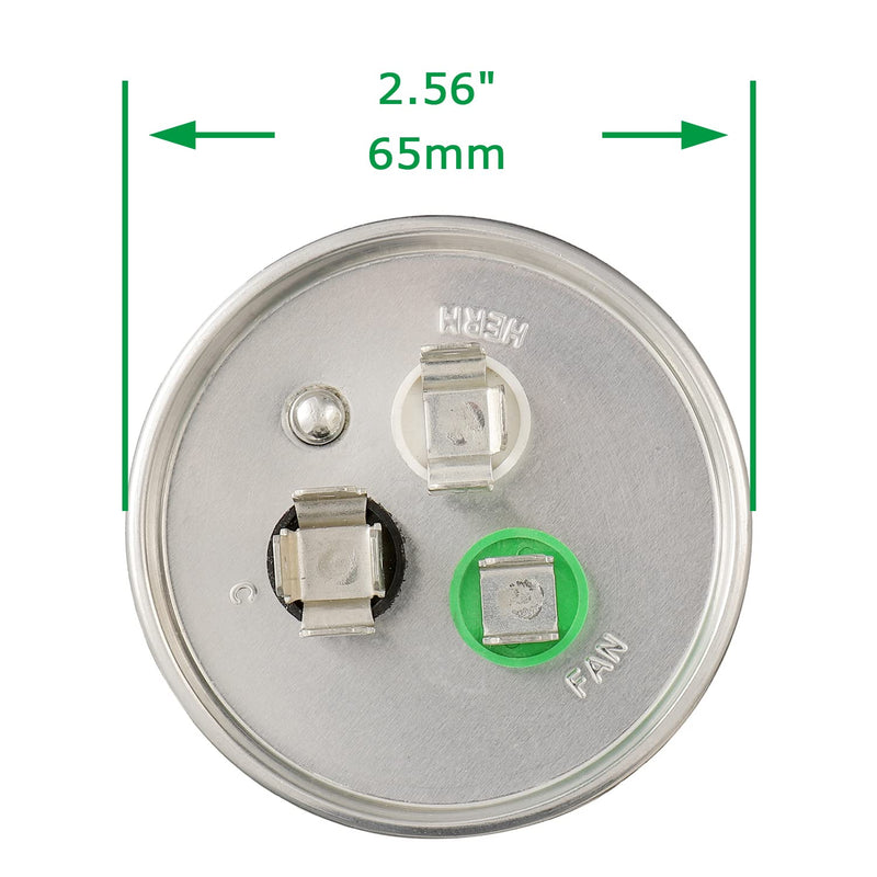 [Australia - AusPower] - 45+5 MFD 45/5 uF 370 or 440 Volt CBB65B Capacitor for AC Motor Run?Condenser Straight Cool?Heat Pump? Air Conditioner?HVAC Capacitor 45+5 MFD 