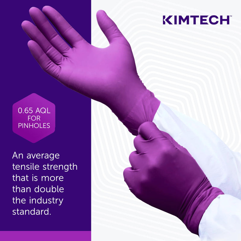 Kimtech™ Polaris™ Nitrile Exam Gloves (62773), 5.9 Mil, Ambidextrous, 9.5”, L, 100 Nitrile Gloves/Box Regular (9.5") Large