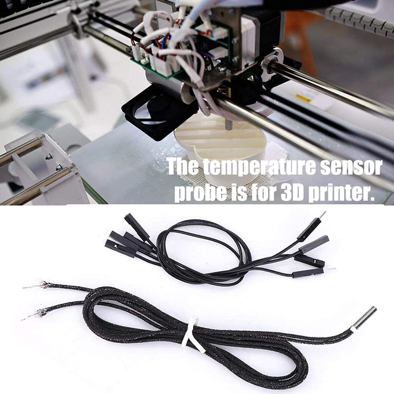 [Australia - AusPower] - PT1000-550BW Temperature Sensor Probe to high Temperature Convenient Connection for 3D Printer 