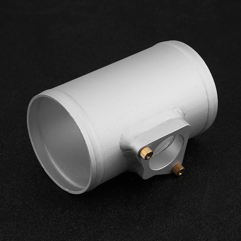 Air Flow Sensor Adapter Aluminium Alloy Car Air Flow Inlet Meter Base Silver Air Intake Meter Holder 63 70 76 83 mm (Outer Diameter 63 mm), Fuel System