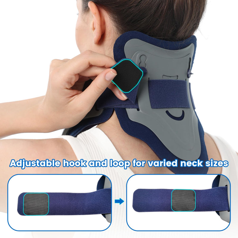 [Australia - AusPower] - Velpeau Cervical Neck Traction Device, Adjustable Neck Support Brace for Men Women, Neck Stretcher for Pain and Decompression Relief, Posture Corrector?Angle Version? Angle Version 