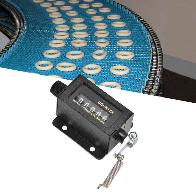 [Australia - AusPower] - Bale Counter, Mechanical Counter Reset Function, Durable Clear Glass Mirror Design, Precise 5-Digit Counting Tool, Bale Counter, Mechanical Components 
