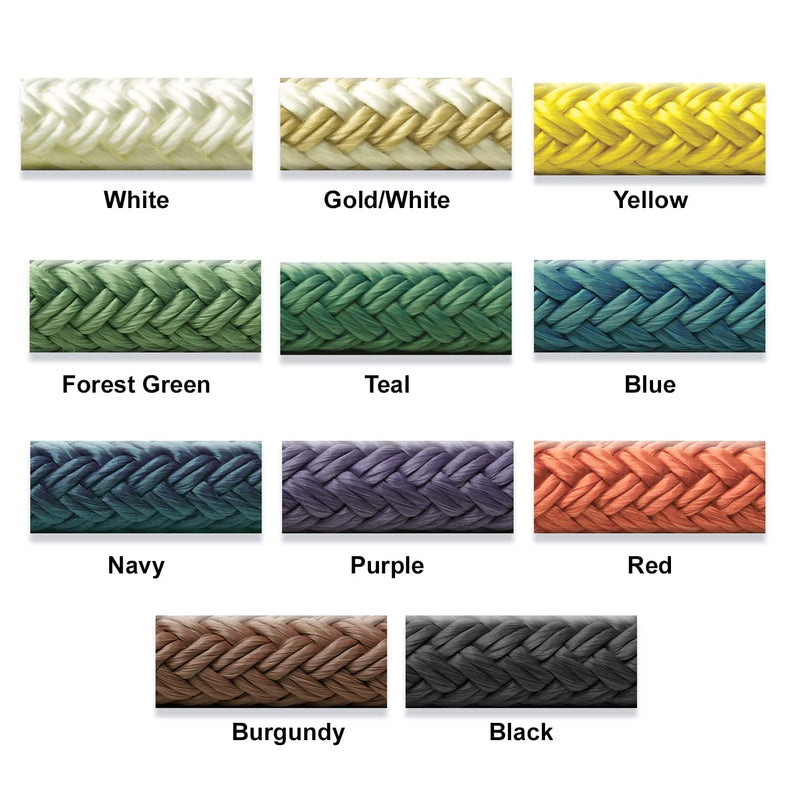 Seachoice Braided Bumper Fender Line, 1/4 in. X 6 Ft., Purple 1/4" x 6' 1/4 In. X 6 Ft.