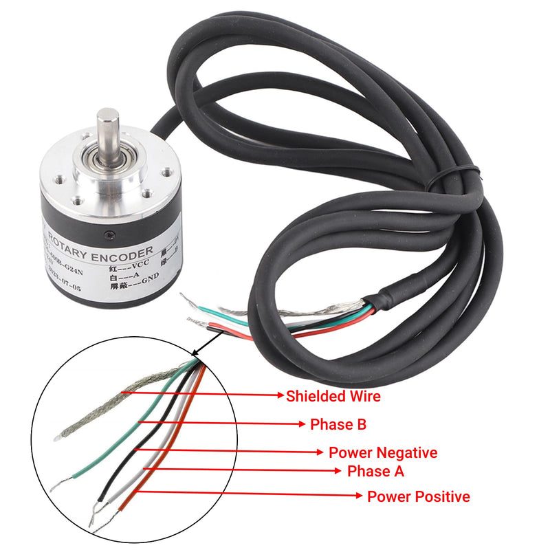[Australia - AusPower] - 600P/R Incremental Rotary Encoder AB 2 Phases for Industrial Measurement and Control 