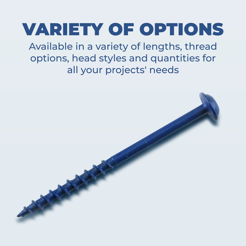 [Australia - AusPower] - Kreg SML-C250B-125 Blue Kote, Pocket Screws, 2 1/2 Inch, 8 Coarse Thread, Maxi-Loc Head (125 Count) 