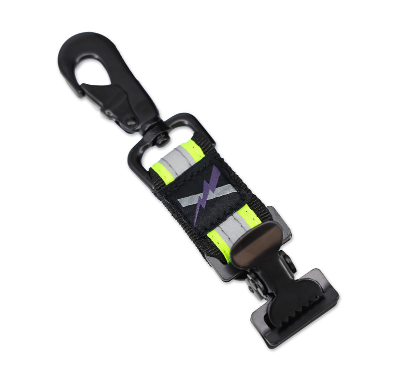 Lightning X Products The Original Reflective Firefighter Rescue Extrication Work Glove Strap With Alligator Clip