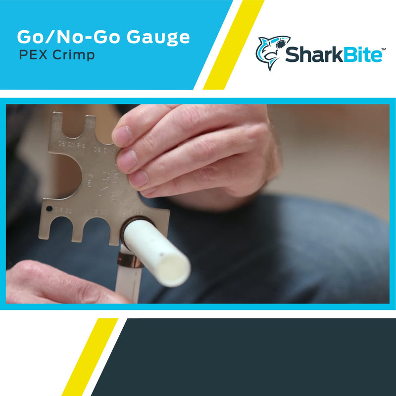 [Australia - AusPower] - SharkBite 3/8 Inch PEX Crimp Tool Go / No-Go Gauge, Plumbing Fittings, 23080 