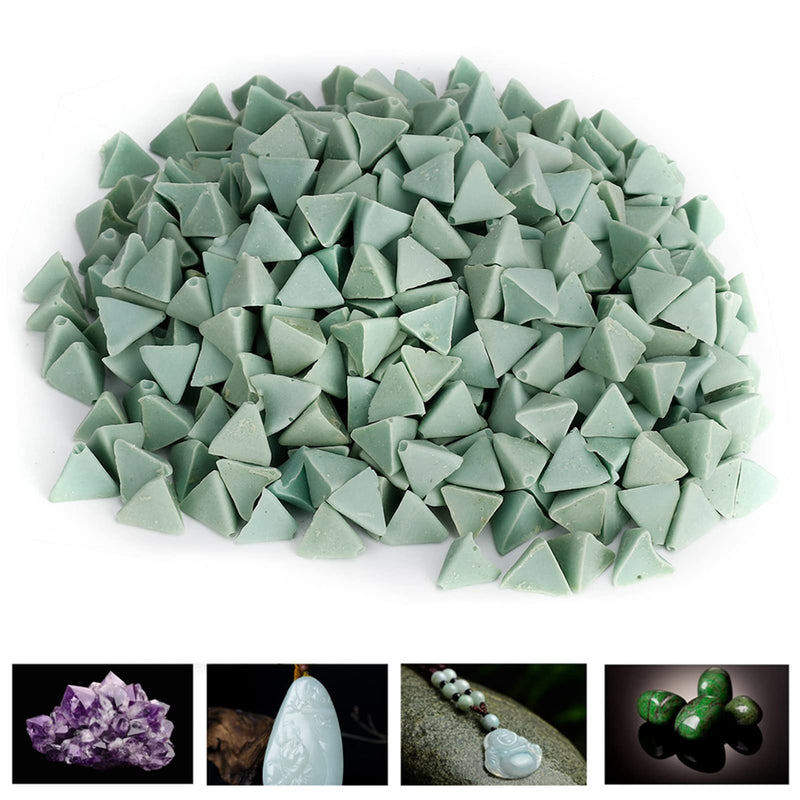 Rock Tumbling Media, Resin Abrasive Tumbler Media Polishing Beads for Rock Tumbler Vibration Machine