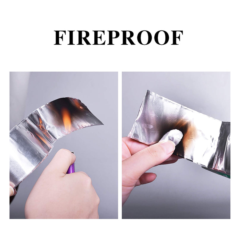 ADHES Premium Aluminum Foil Tape, 4 Inch x 164 Feet (55 Yards), Heat Proof Tape Withstand from 80°C to 100°C, Metal Duct Tape for HVAC, Sealing & Patching, Dryer Vents Pipe 100mm x 50m 1