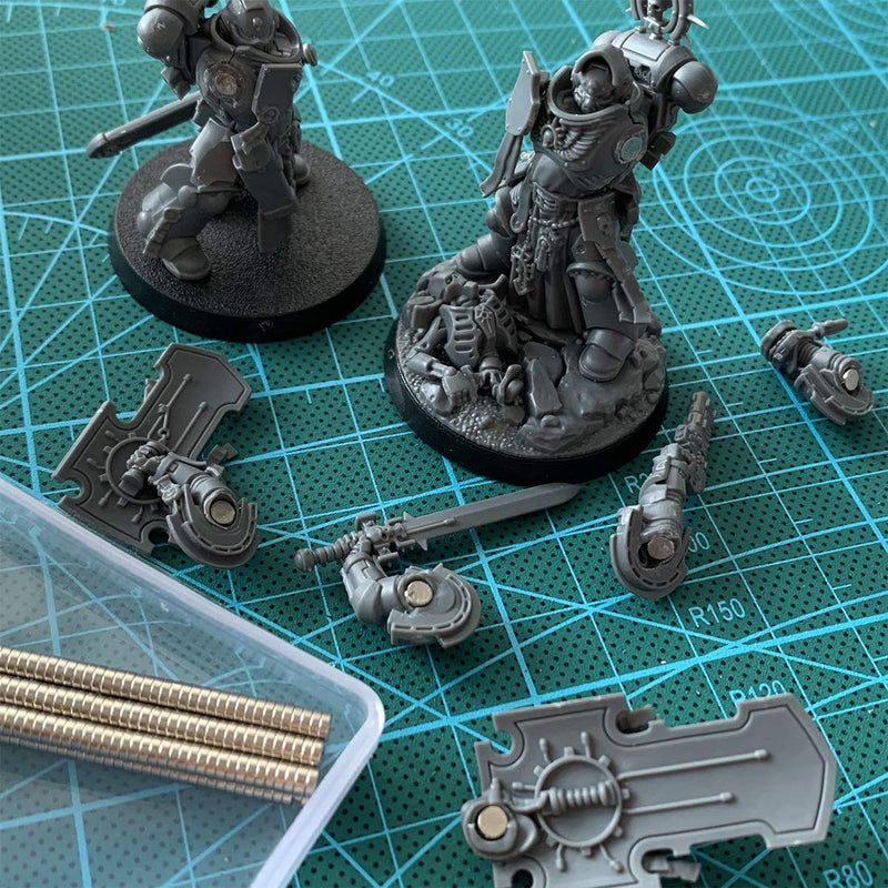 [Australia - AusPower] - 200pcs 3mmx2mm Tiny Magnets - Mini Magnets Small Round Magnets for Crafts - Little Magnets for Miniatures Small Models - Come with a Storage Case 3x2mm 200pcs 