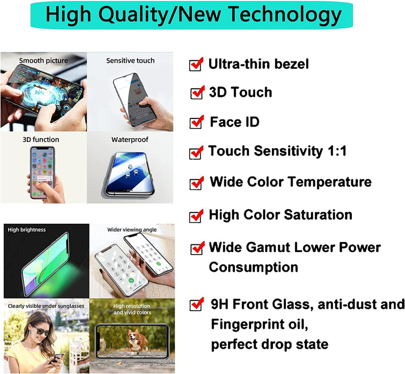 [Australia - AusPower] - for iPhone 11 Screen Replacement 6.1”, 3D Touch Screen LCD Display Digitizer for A2111, A2223, A2221 with Repair Tools Kit + Screen Protoctor (11 LCD) for iPhone 11 