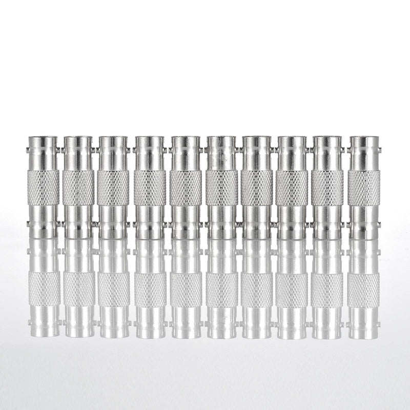 [Australia - AusPower] - 10 Pack BNC Female to BNC Female CCTV Security Camera Adapter Coupler Straight Extender Connector 10-PACK 