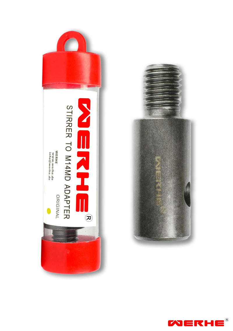 [Australia - AusPower] - WERKON Adapter M14 for Earth Drill, M14 Agitator Adaptor, Mixer, Snail 