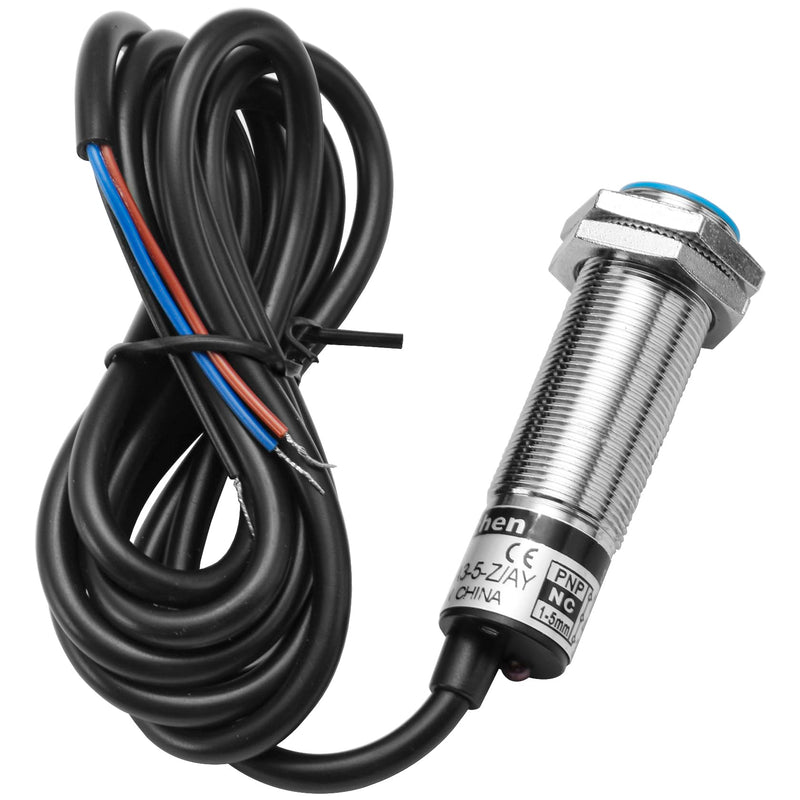 [Australia - AusPower] - M18 Capacitive Proximity Sensor Switch Shield Type LJC18A3-5-Z/AY Detection 5mm 10-30VDC 200mA PNP Normally Closed(NC) 3 Wires 