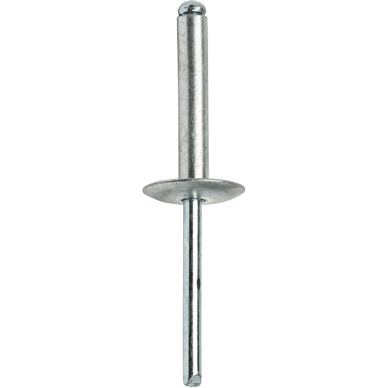 [Australia - AusPower] - Large Flange Pop Rivets 3/16" x 3/4" Aluminum Body Steel Mandrel Large Dome Head 6-12 Gap .626" - .750" Quantity 50 by Fastenere 3/16" x 3/4" (6-12) (50 Pack) 