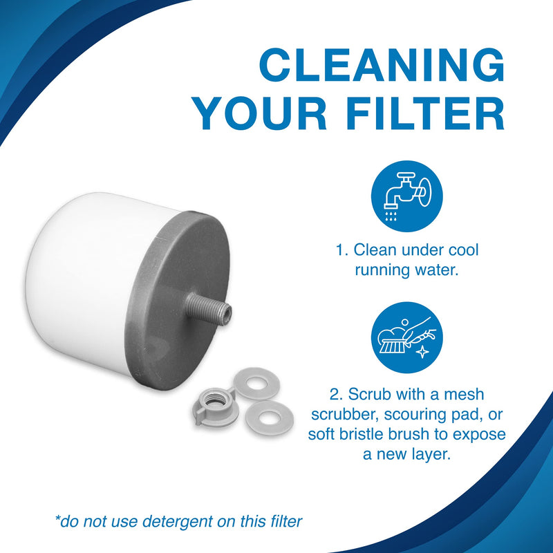 [Australia - AusPower] - Zen Water – Genuine Micro Ceramic Dome Filter Replacement Exclusively for Zen Water Filter System, Portable Water Purification System Filter 