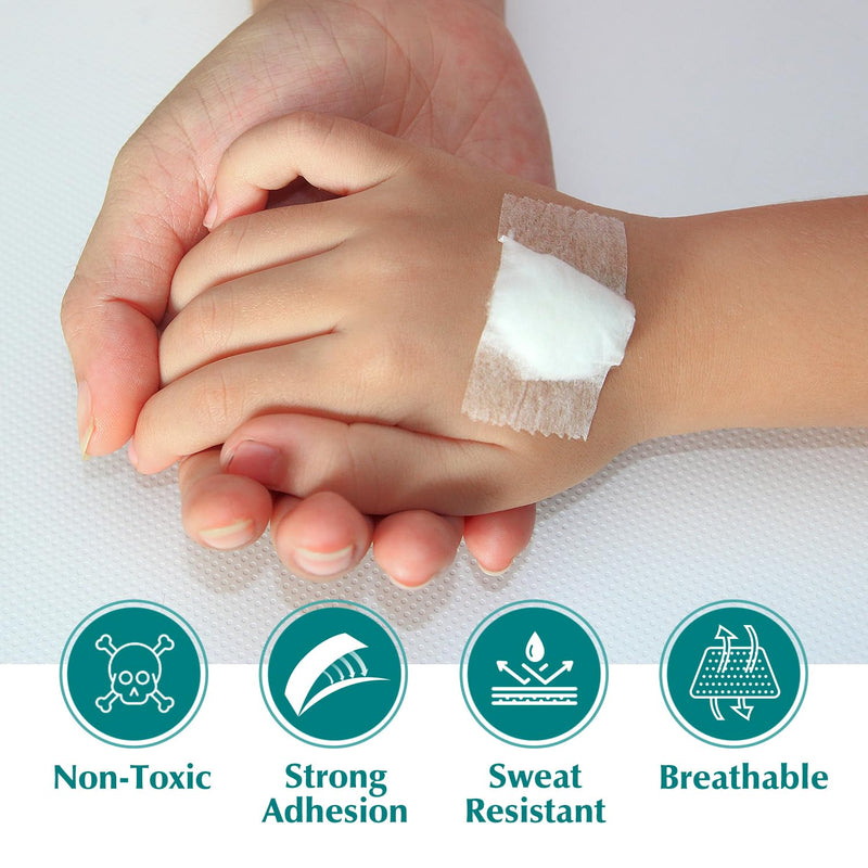 [Australia - AusPower] - General Medi Soft Paper Surgical Tape 1" x 10.9 Yards, Gentle Adhesion (12 Rolls) 12 Rolls 