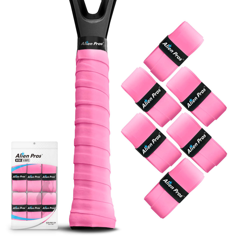 ALIEN PROS 12 Grips Neon Green & Neon Pink New Model M-Tac Tennis Racket Grip Tape - Wrap Your Racquet for High Performance