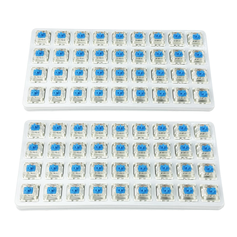 [Australia - AusPower] - Gateron G Pro 3.0 Blue Switches for Mechanical Keyboard,3-Pin 60gf Clicky/Pre-Lubed/Pin-Enhanced Switches(90pcs,Blue) 90pcs 