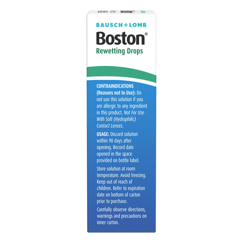 [Australia - AusPower] - Boston Contact Lens Solution, Rewetting Solution for Gas Permeable Contact Lenses, 0.33 Fl Oz 0.33 Fl Oz (Pack of 1) 