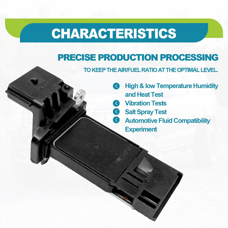 [Australia - AusPower] - Mass Air Flow Sensor Compatible with Buick, Cadillac, Chevy and GMC Vehicles 2012-2022, Enclave, Escalade, Impala, Silverado 1500, Sierra 1500, Tahoe, Yukon and More, Replace OE 23262343 