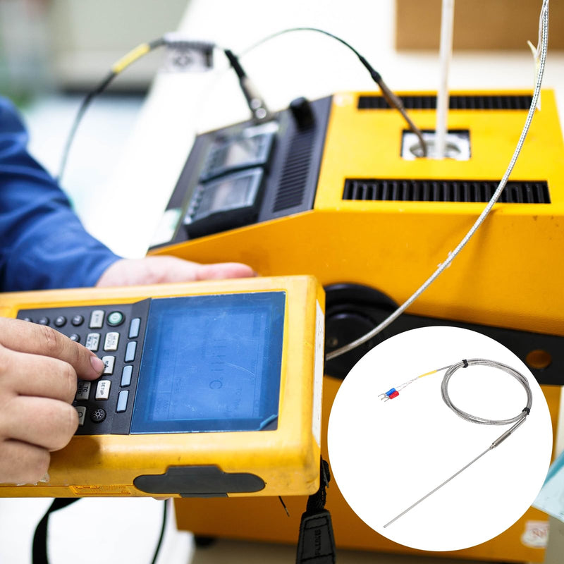 [Australia - AusPower] - MECCANIXITY K Type Thermocouple Temperature Sensor Probe 3x150mm (0 to 800C) 5ft Temperature Controller 