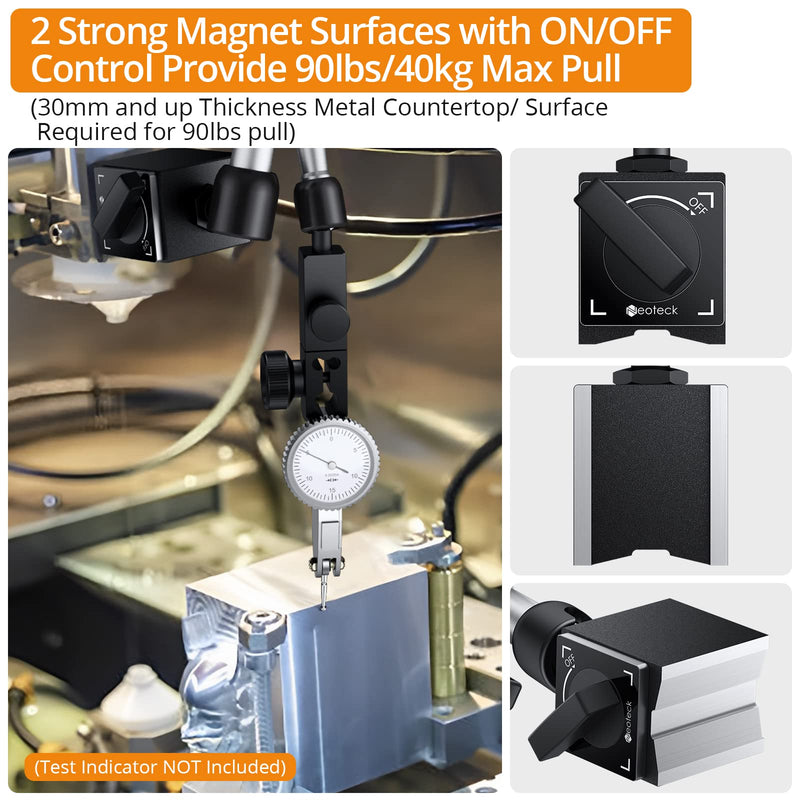 [Australia - AusPower] - Neoteck 1" Digital Indicator + 90lbs/40kg Magnetic Base Stand 