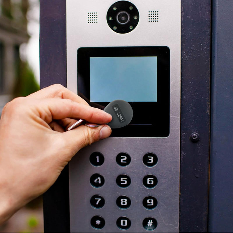 [Australia - AusPower] - 100pcs 26 bit Prox Keyfobs Proximity Fob Frequency 125KHZ HI-D Fit for Prox Key ISOProx 1386 1346 1386 1326 H10301 Format Card Readers & Vast Majority of Access Control Systems,Grey 