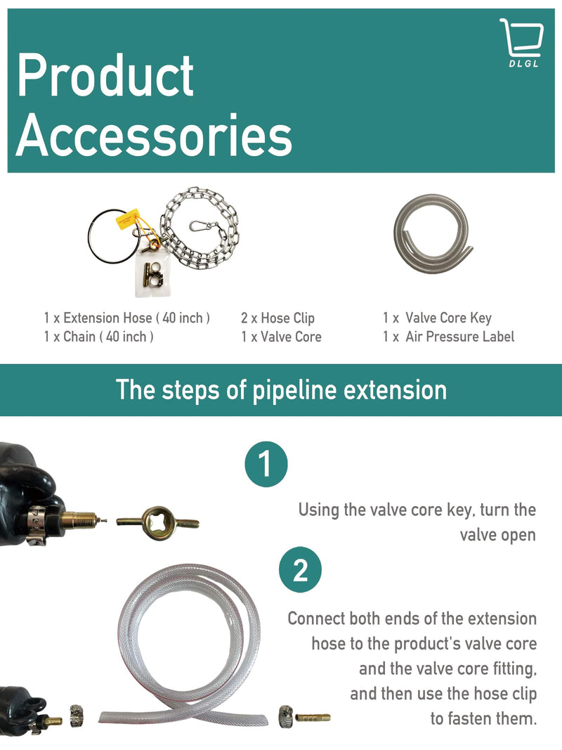 [Australia - AusPower] - Inflatable Pipe Plug (Airbag) for Drainage Pipe & Sewer Pipe, Water Shut Off Tool with Accessories - Plumbing Tool for Pipe Repair, Closed Water Testing & Temporary Blocking (2 inch) 2 inch 