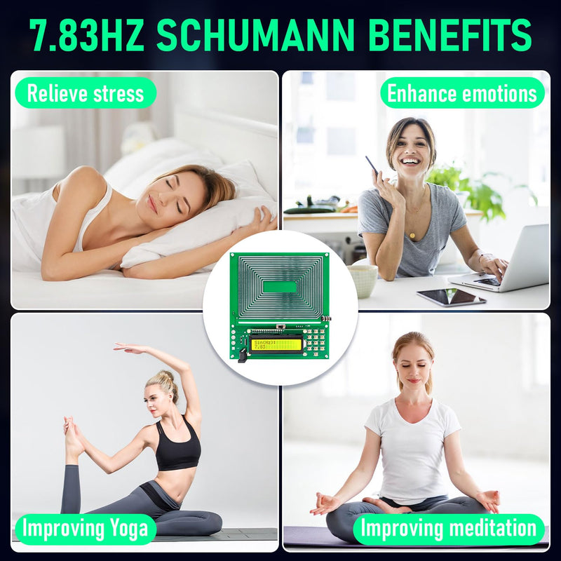 [Australia - AusPower] - Frequency Generator for Healing, Schumann Wave Resonance Generator, Frequency Healing Devices, Adjustable Sine Wave Resonance Generator, Ultra-Low Frequency Pulse Generator 