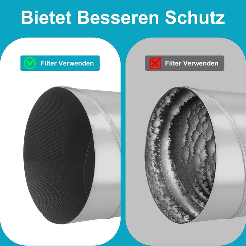 Pack of 10 Cone Filter DN 125 Filter Ventilation System Cone Filter DN 125 G4 Filter Mat Replacement Compatible Zehnder Pluggit Maico Helios Disc Valves Replacement Filter Suitable for | Filtermatte Ersatz, Kompatibel Zehnder, Pluggit, Maico, Helios Di...