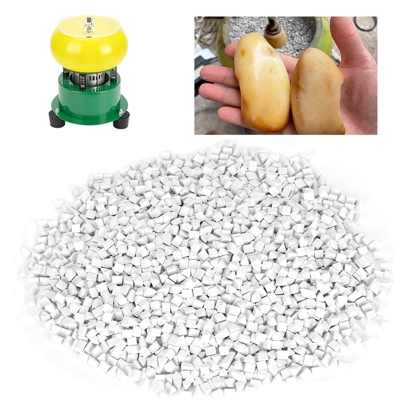 [Australia - AusPower] - Polishing Drum Abrasive Ceramic Triangle Abrasive for Jewelry Polishing for Vibration Polishing Grinding 4mm 500g Ceramic Media For Tumbling Stones 