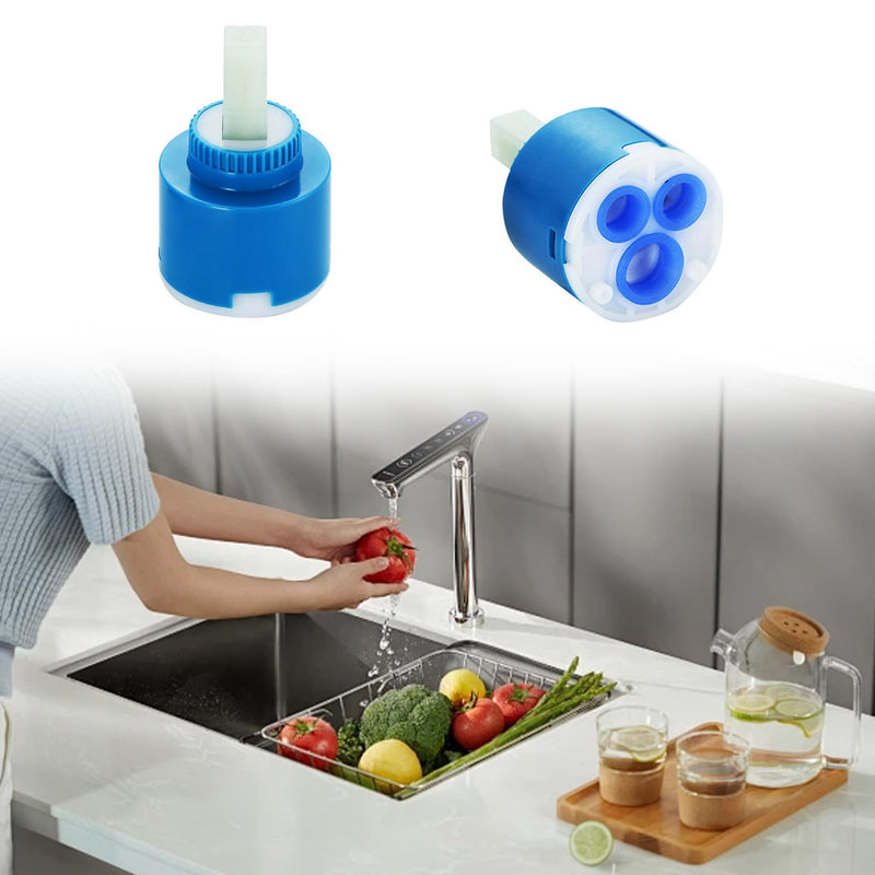 Pack of 2 35 mm Cartridge Tap for Blanco Sink Accessories 121894 for Mixer Tap for Single Lever Taps for Tap Bathroom Kitchen Tap and Washbasin Tap