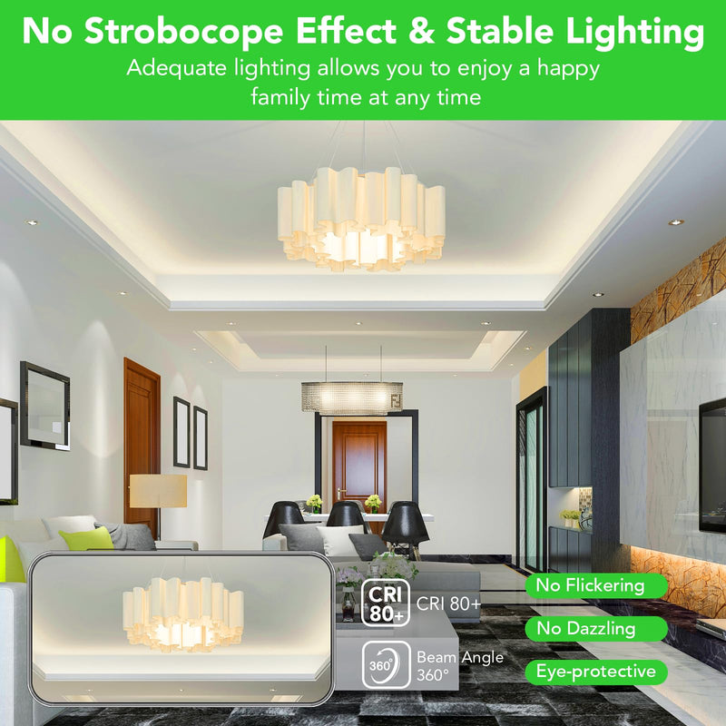 BUBO G9 LED Bulb 2700K Soft White 430 Lumens, 3W Equivalent 40W T4 G9 Halogen Replacement, 360°Beam Angle 120V Non-Dimmable No-Flicker G9 Light Bulbs for Crystal Chandelier Lighting, 20 Pack