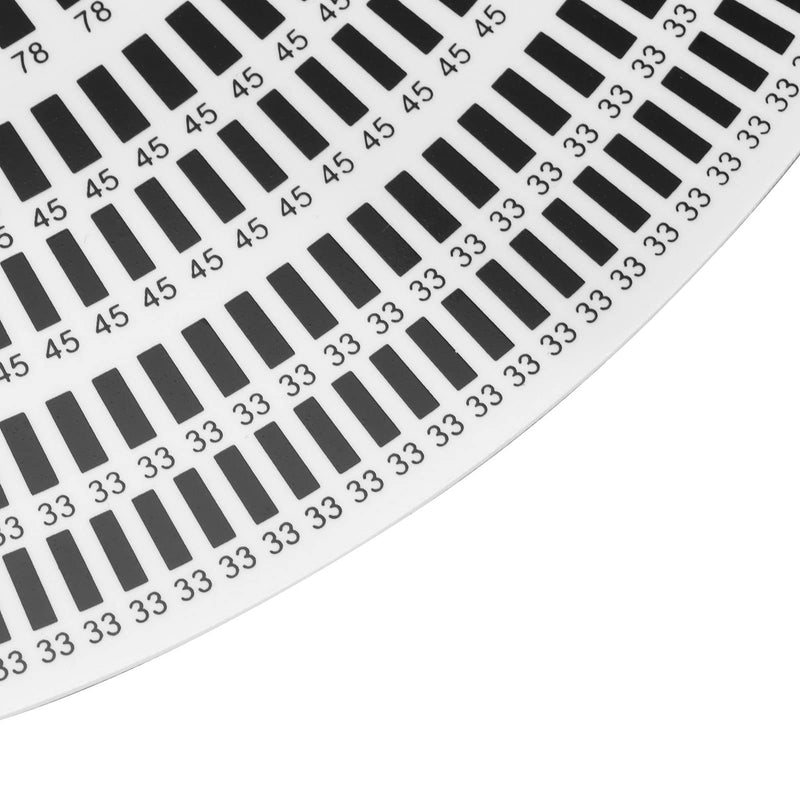[Australia - AusPower] - Turntable Strobe Disc, Stroboscope Disc Mat Rotational Speed Detection Turntables Calibration Disc for Record Player 